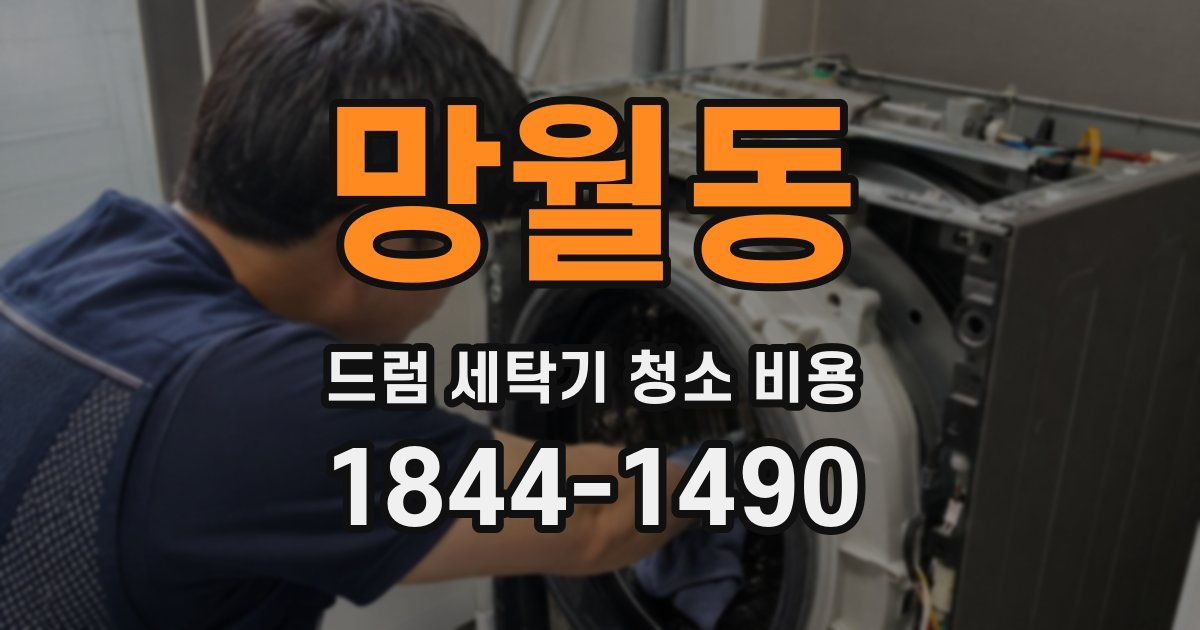 망월동 드럼 세탁기 청소 비용