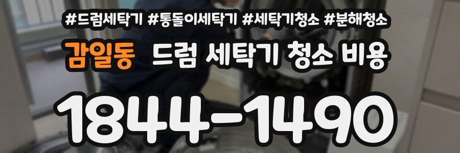 감일동 드럼 세탁기 청소 비용