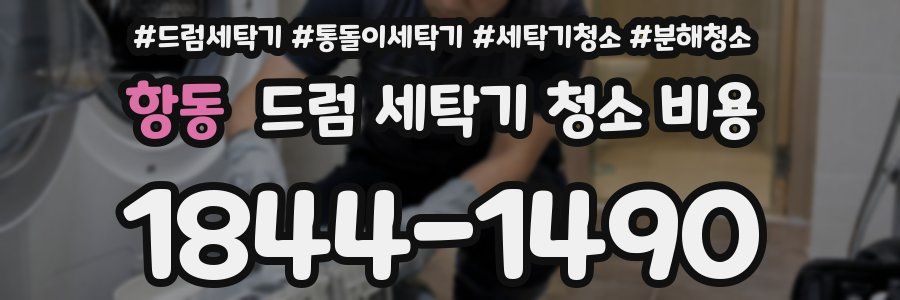 항동 드럼 세탁기 청소 비용