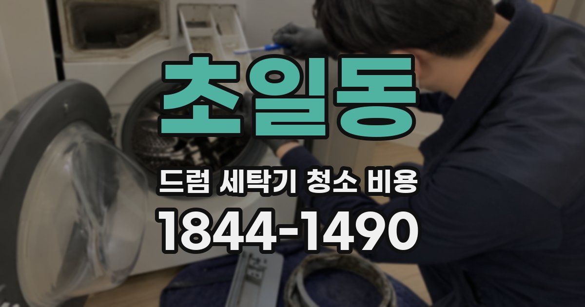 초일동 드럼 세탁기 청소 비용