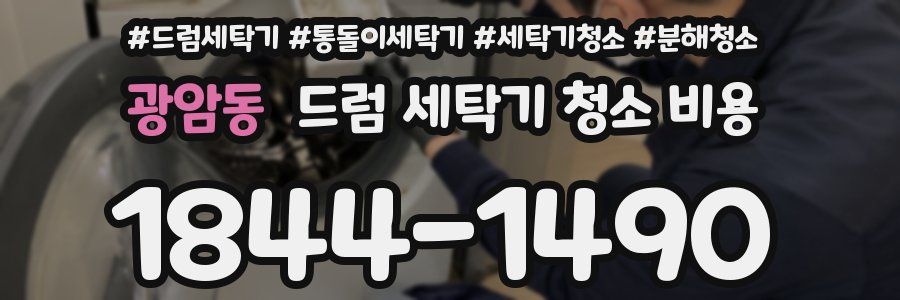 광암동 드럼 세탁기 청소 비용