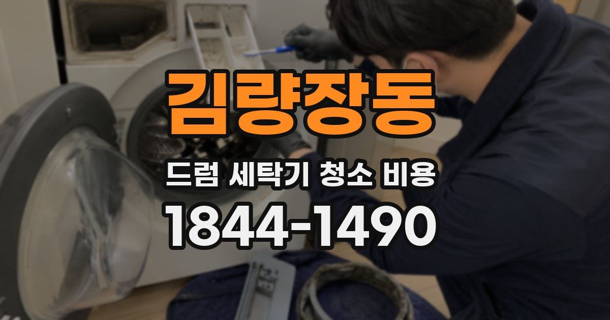 김량장동 드럼 세탁기 청소 비용