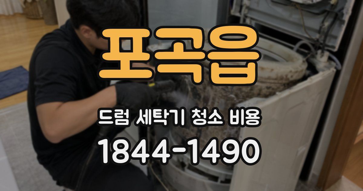 포곡읍 드럼 세탁기 청소 비용