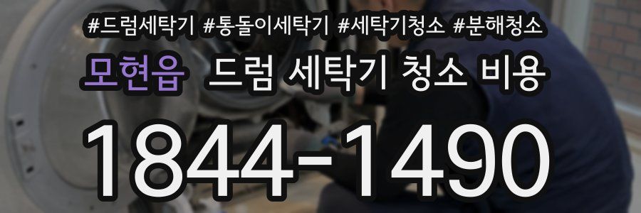 모현읍 드럼 세탁기 청소 비용
