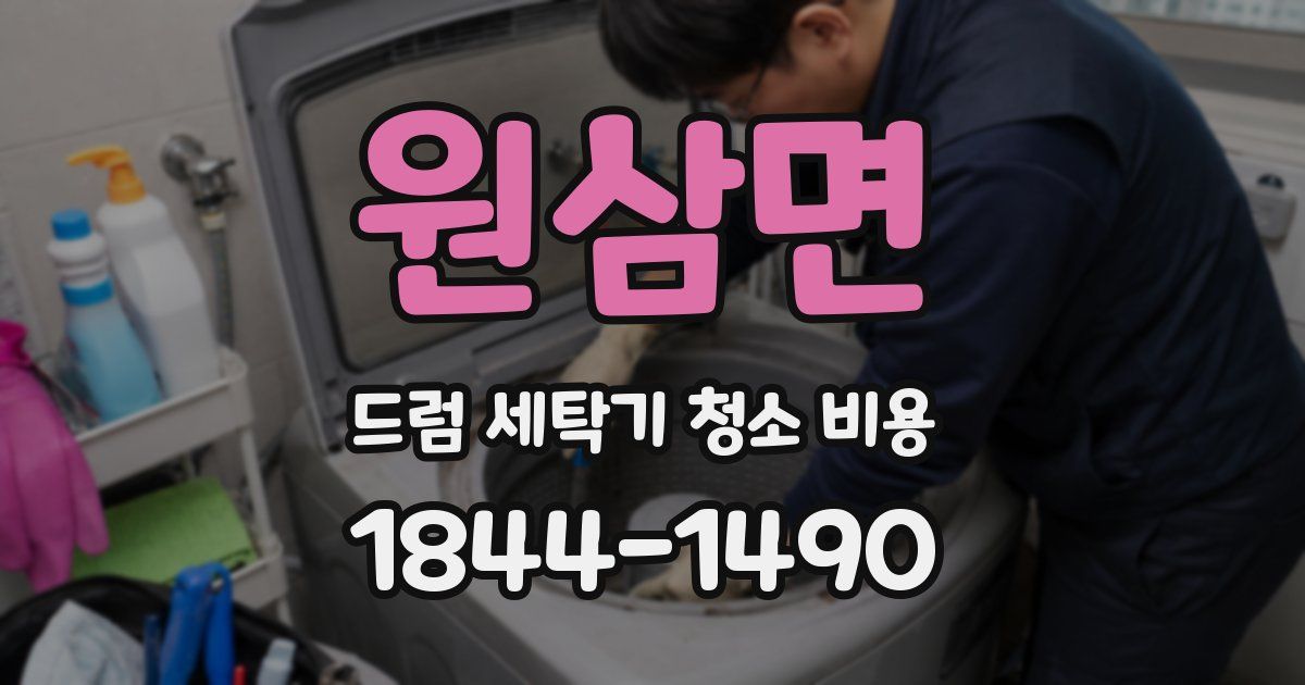 원삼면 드럼 세탁기 청소 비용