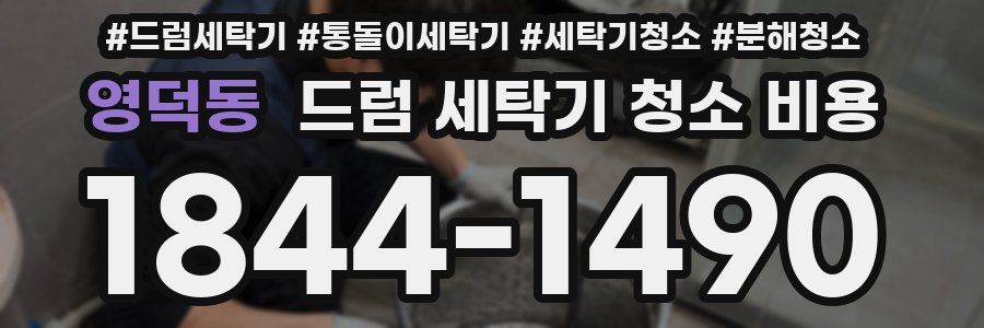 영덕동 드럼 세탁기 청소 비용