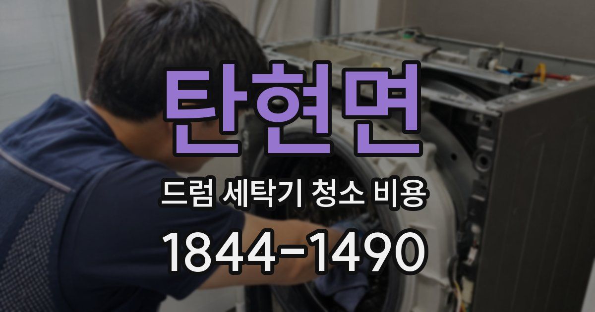 탄현면 드럼 세탁기 청소 비용