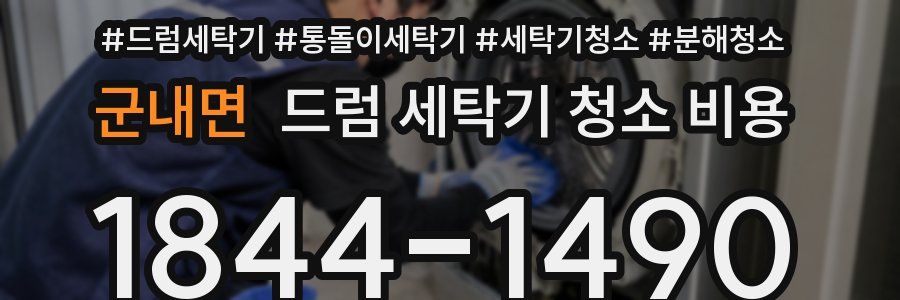 군내면 드럼 세탁기 청소 비용