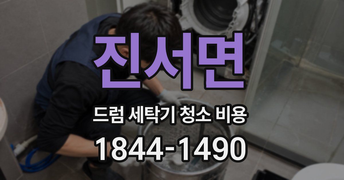 진서면 드럼 세탁기 청소 비용
