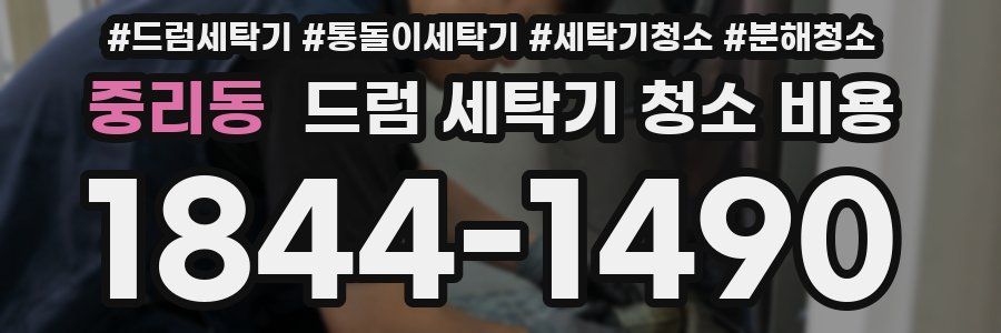 중리동 드럼 세탁기 청소 비용