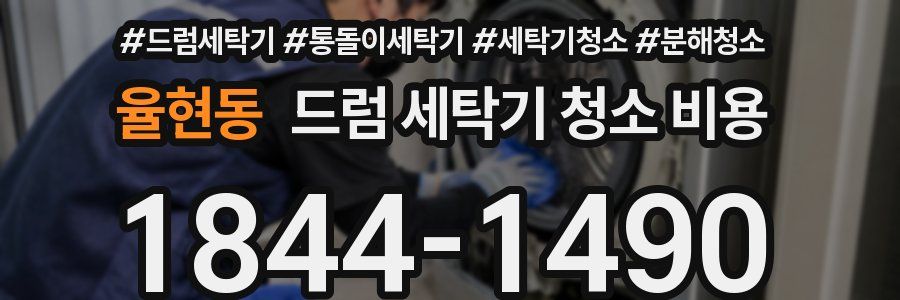 율현동 드럼 세탁기 청소 비용