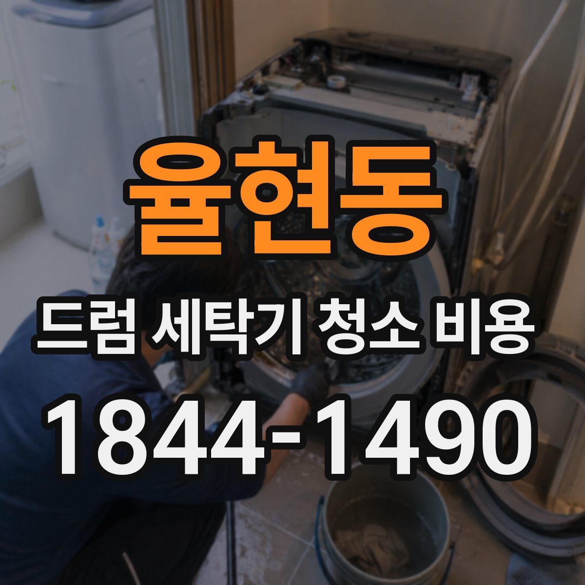 율현동 드럼 세탁기 청소 비용