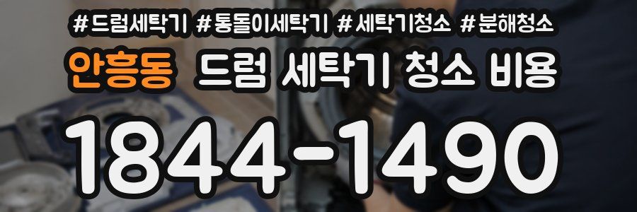 안흥동 드럼 세탁기 청소 비용