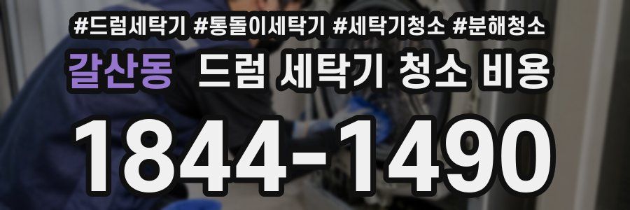 갈산동 드럼 세탁기 청소 비용
