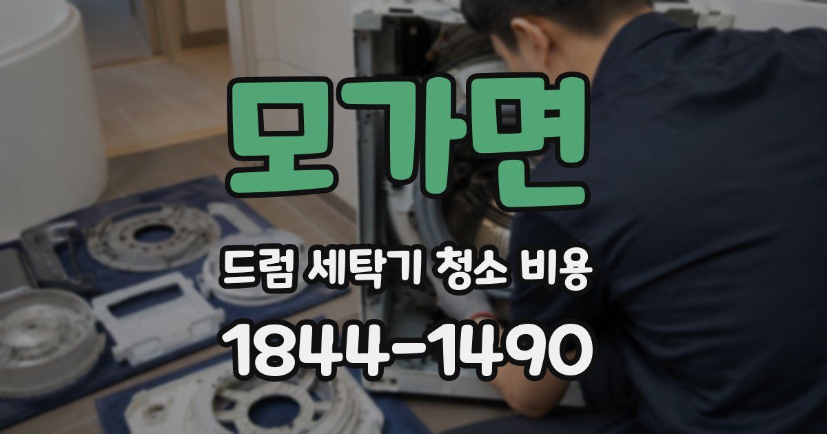 모가면 드럼 세탁기 청소 비용
