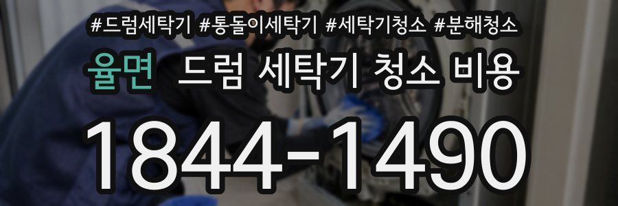 율면 드럼 세탁기 청소 비용