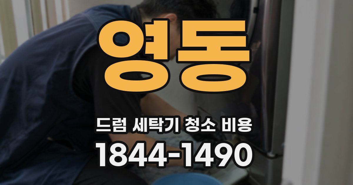 영동 드럼 세탁기 청소 비용