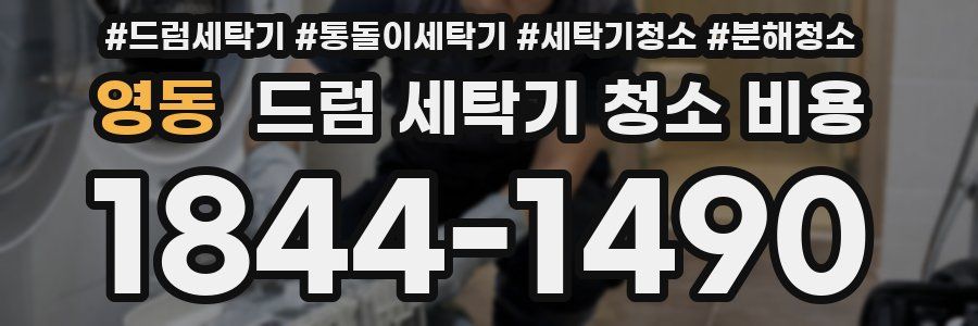 영동 드럼 세탁기 청소 비용