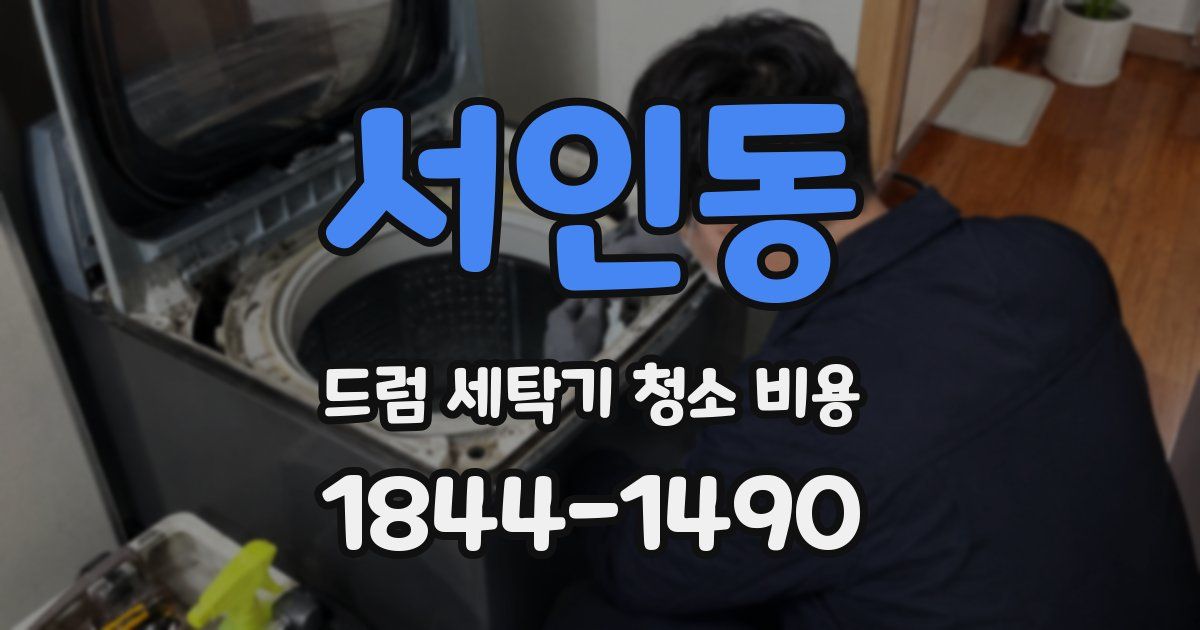 서인동 드럼 세탁기 청소 비용