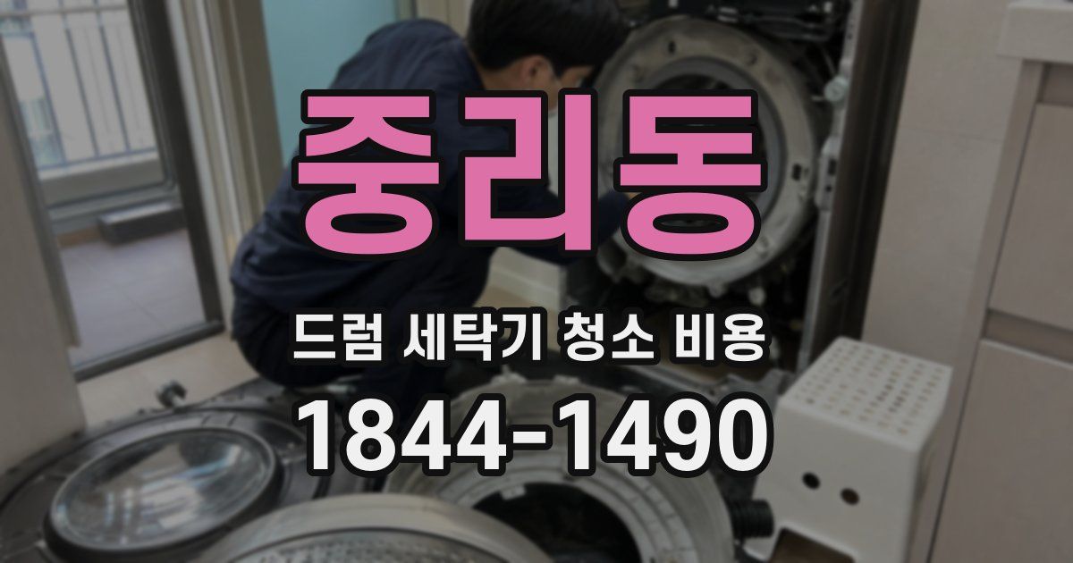 중리동 드럼 세탁기 청소 비용