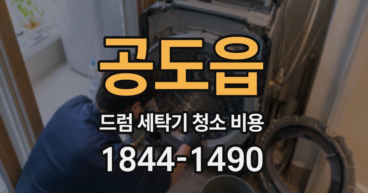공도읍 드럼 세탁기 청소 비용
