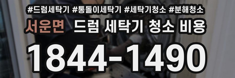 서운면 드럼 세탁기 청소 비용