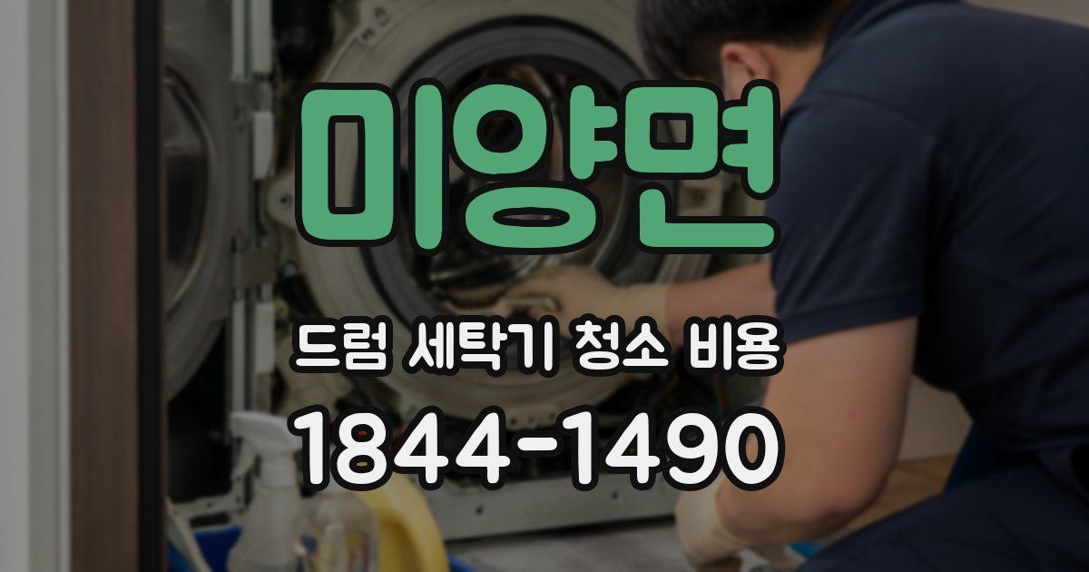 미양면 드럼 세탁기 청소 비용