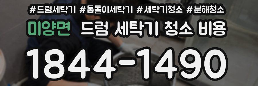 미양면 드럼 세탁기 청소 비용