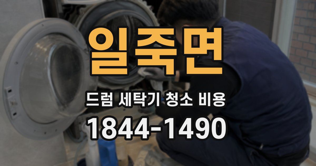 일죽면 드럼 세탁기 청소 비용
