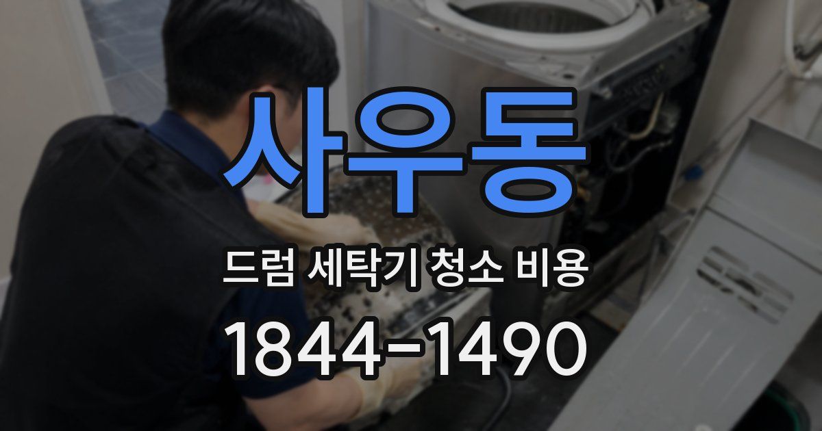 사우동 드럼 세탁기 청소 비용