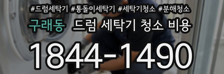 구래동 드럼 세탁기 청소 비용