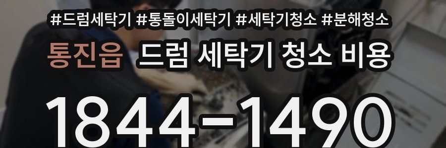 통진읍 드럼 세탁기 청소 비용