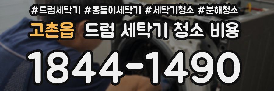 고촌읍 드럼 세탁기 청소 비용