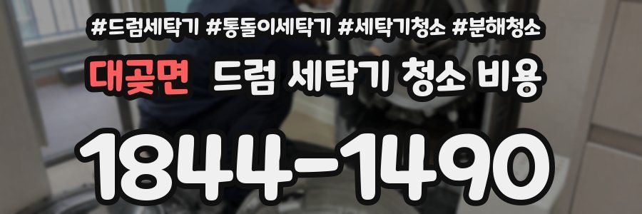 대곶면 드럼 세탁기 청소 비용