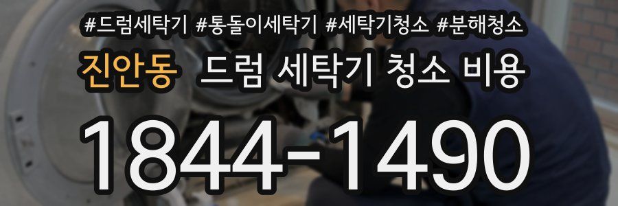 진안동 드럼 세탁기 청소 비용