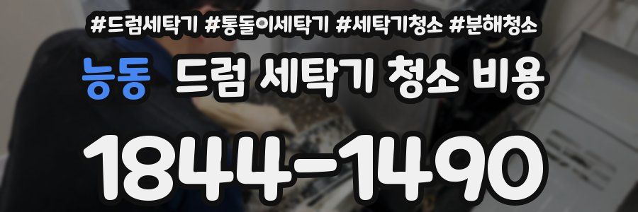 능동 드럼 세탁기 청소 비용
