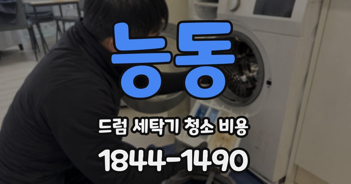 능동 드럼 세탁기 청소 비용