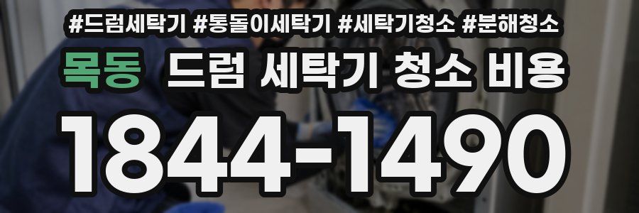 목동 드럼 세탁기 청소 비용