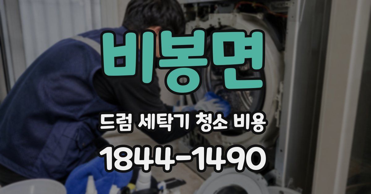 비봉면 드럼 세탁기 청소 비용
