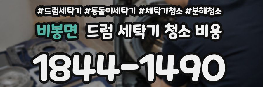 비봉면 드럼 세탁기 청소 비용
