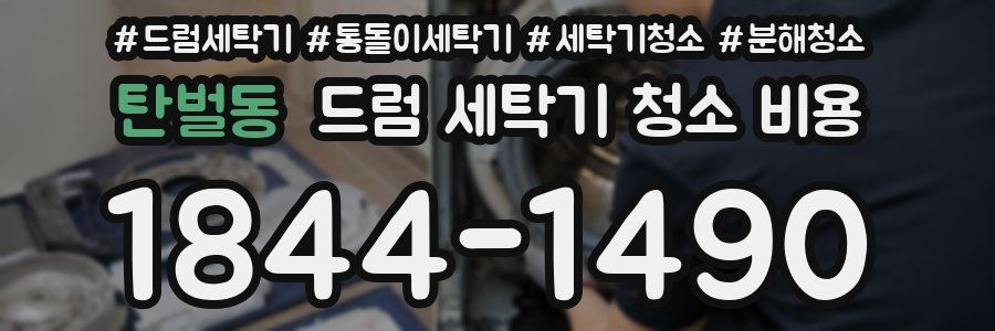 탄벌동 드럼 세탁기 청소 비용