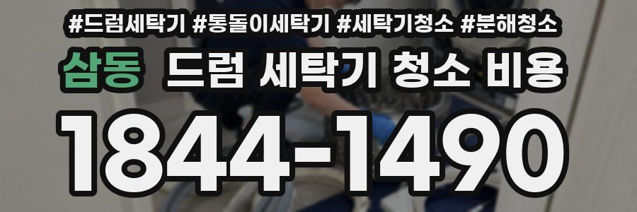 삼동 드럼 세탁기 청소 비용