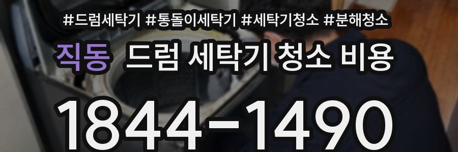 직동 드럼 세탁기 청소 비용
