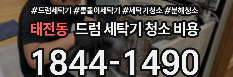 태전동 드럼 세탁기 청소 비용