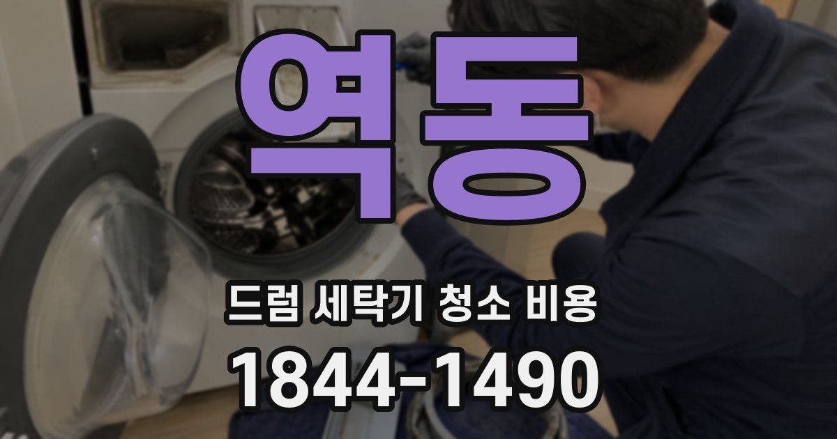 역동 드럼 세탁기 청소 비용