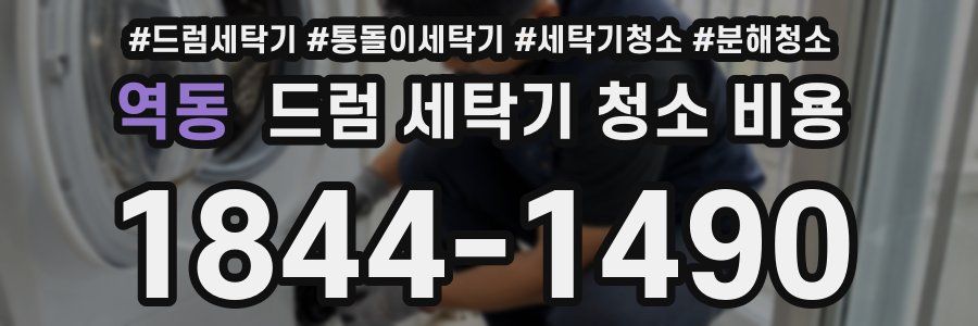 역동 드럼 세탁기 청소 비용