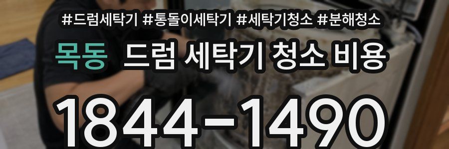 목동 드럼 세탁기 청소 비용