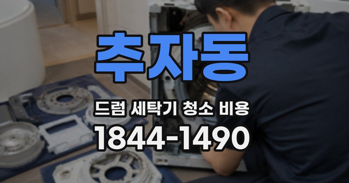 추자동 드럼 세탁기 청소 비용