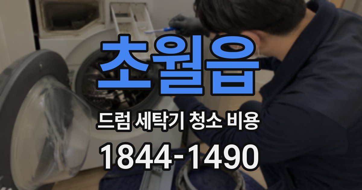 초월읍 드럼 세탁기 청소 비용