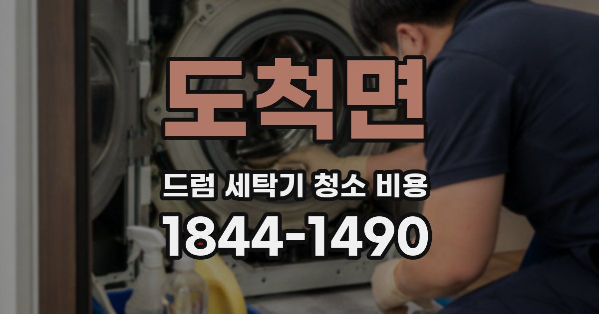 도척면 드럼 세탁기 청소 비용